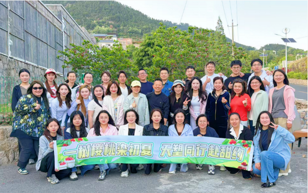 一树樱桃染初夏，天塑同行赴甜约——公司崂山樱桃采摘团建活动圆满落幕